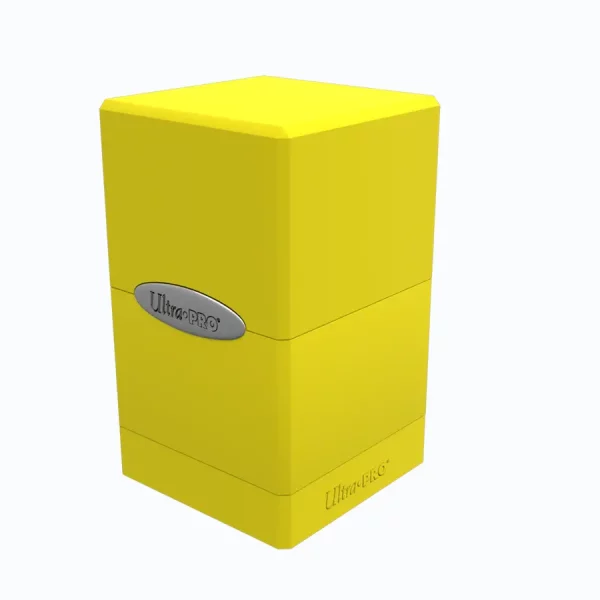 Ultra Pro Deck Box: Satin Tower 100+ - Solid Yellow