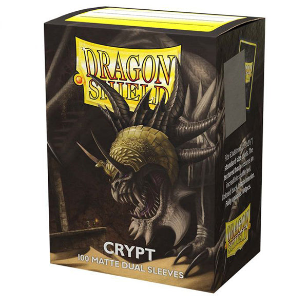 Dragon Shield Card Sleeves - Dual Matte: Crypt (Grey/Brown)