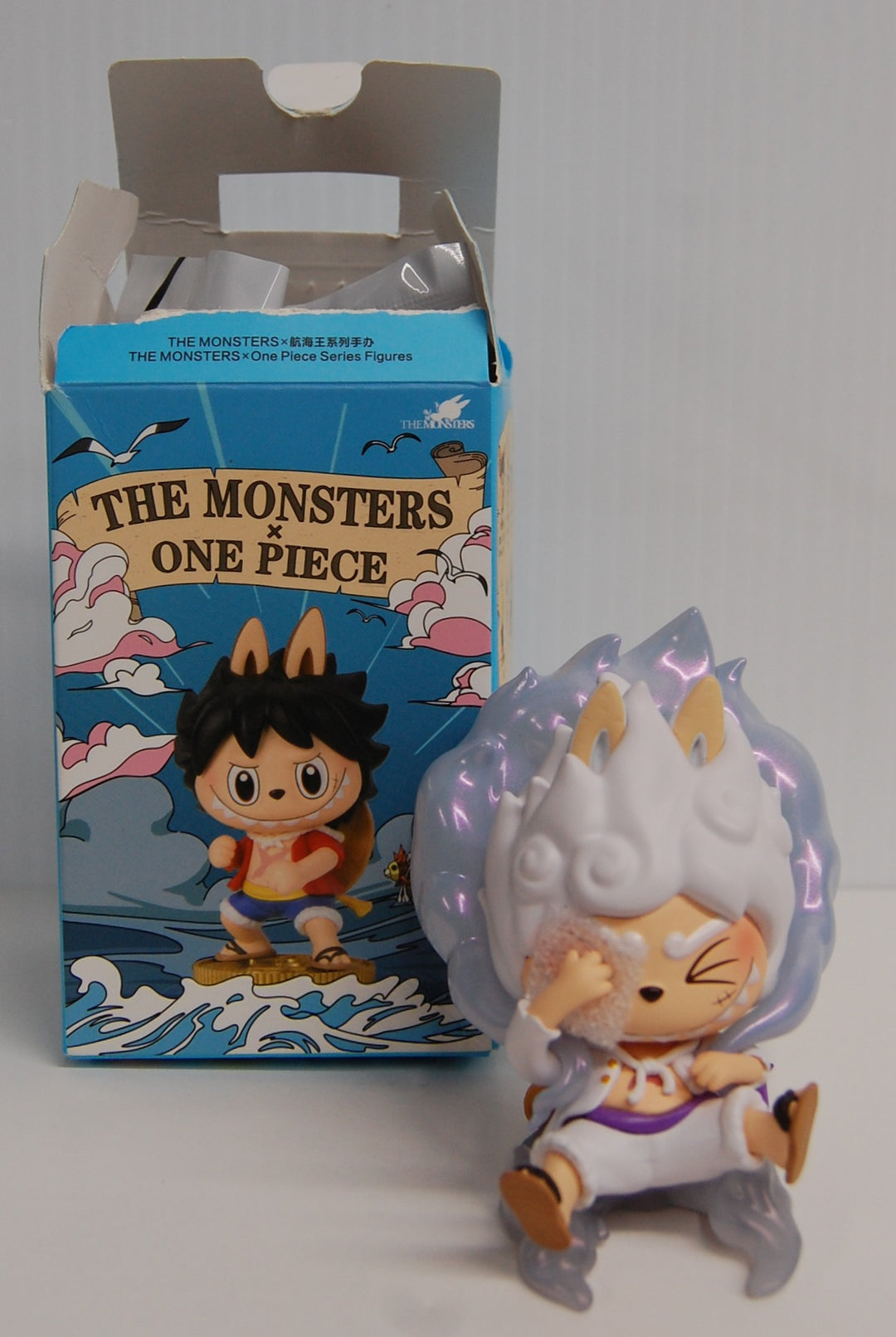 The Monsters X One Piece Gear 5 Luffy Secret Chase Figure Only (Opened) No Card