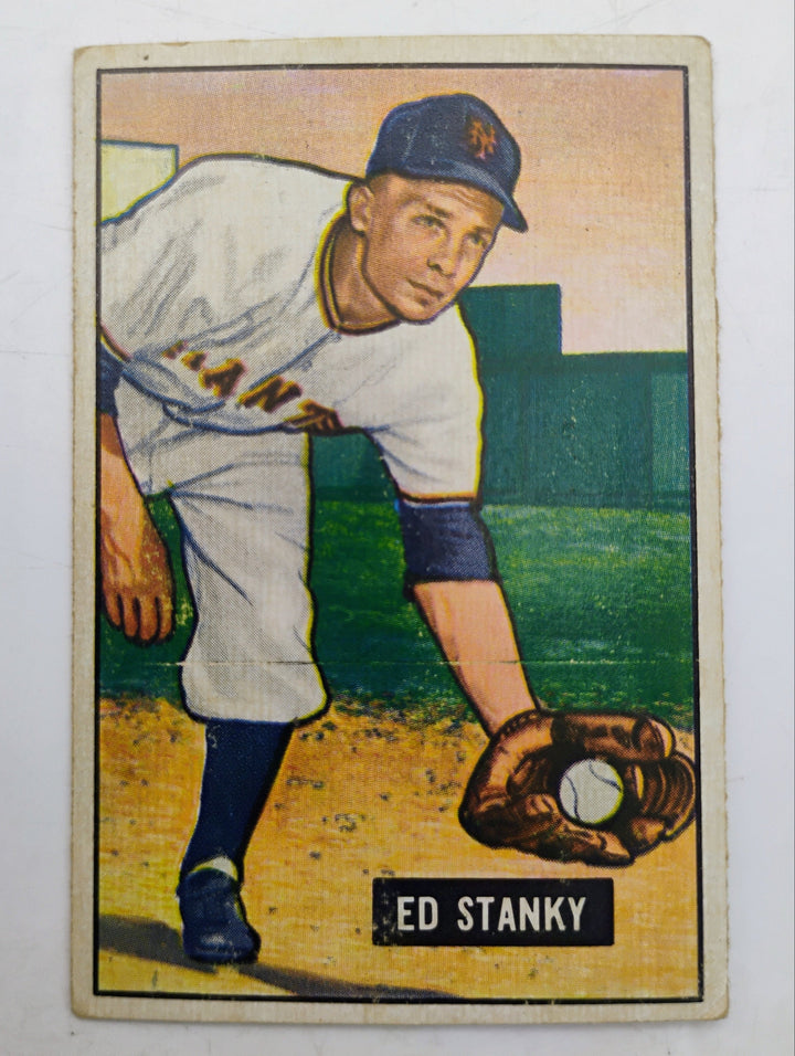1951 Bowman Baseball Ed Stanky Good #13 Partial Set Break