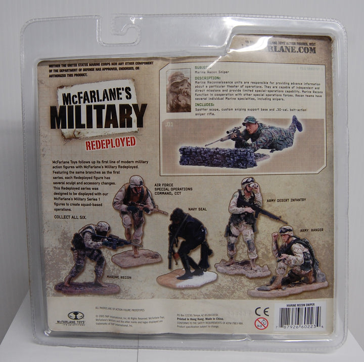 McFarlane's Military Redeployed - Marine Recon Sniper Figure 2005