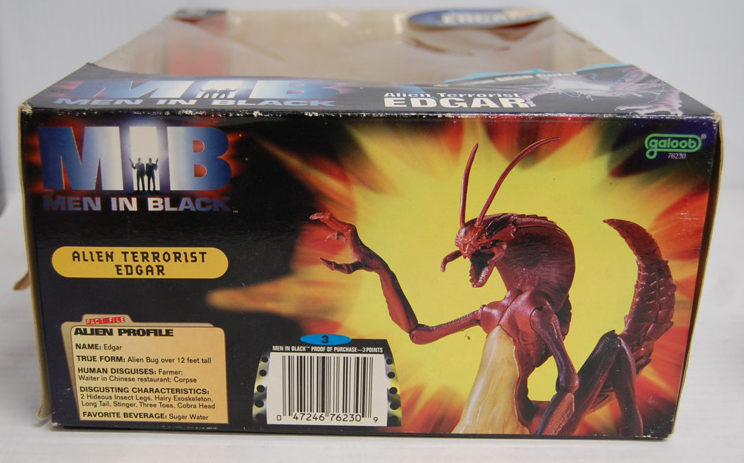 Men In Black MIB Alien Terrorist Edgar Figure 1997 Galoob *Package Damage*