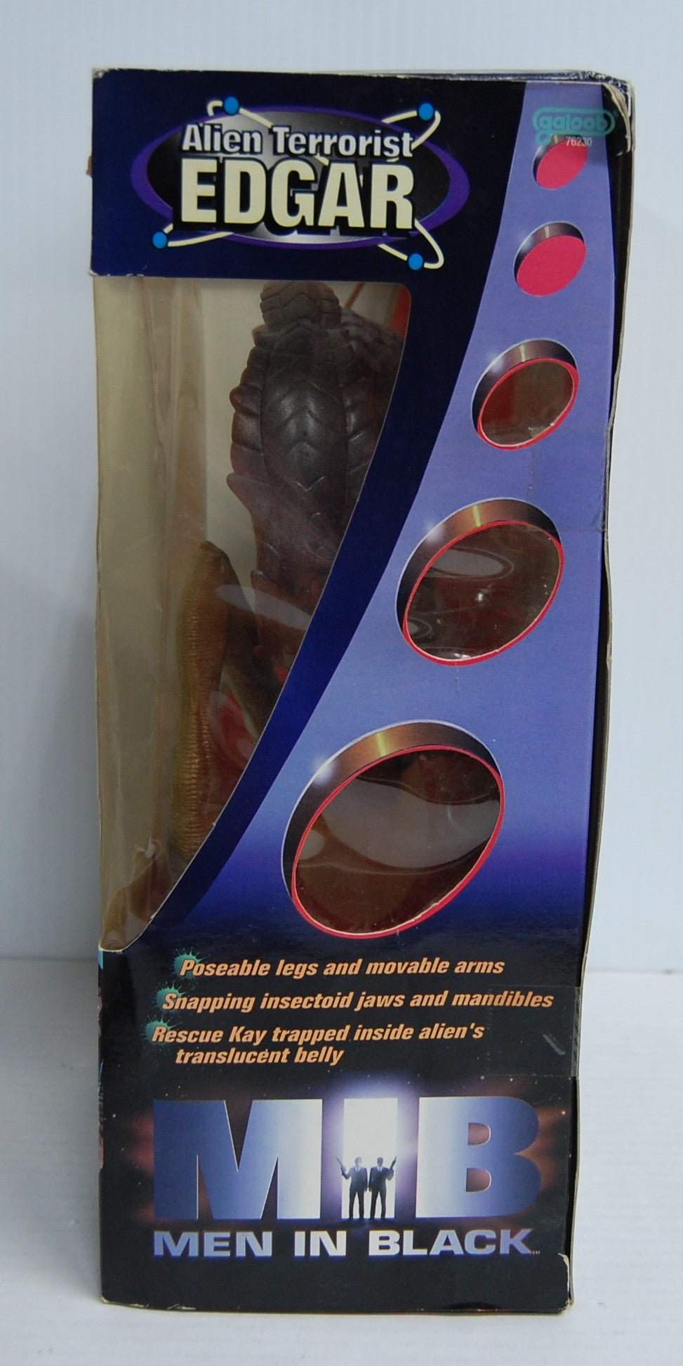 Men In Black MIB Alien Terrorist Edgar Figure 1997 Galoob *Package Damage*