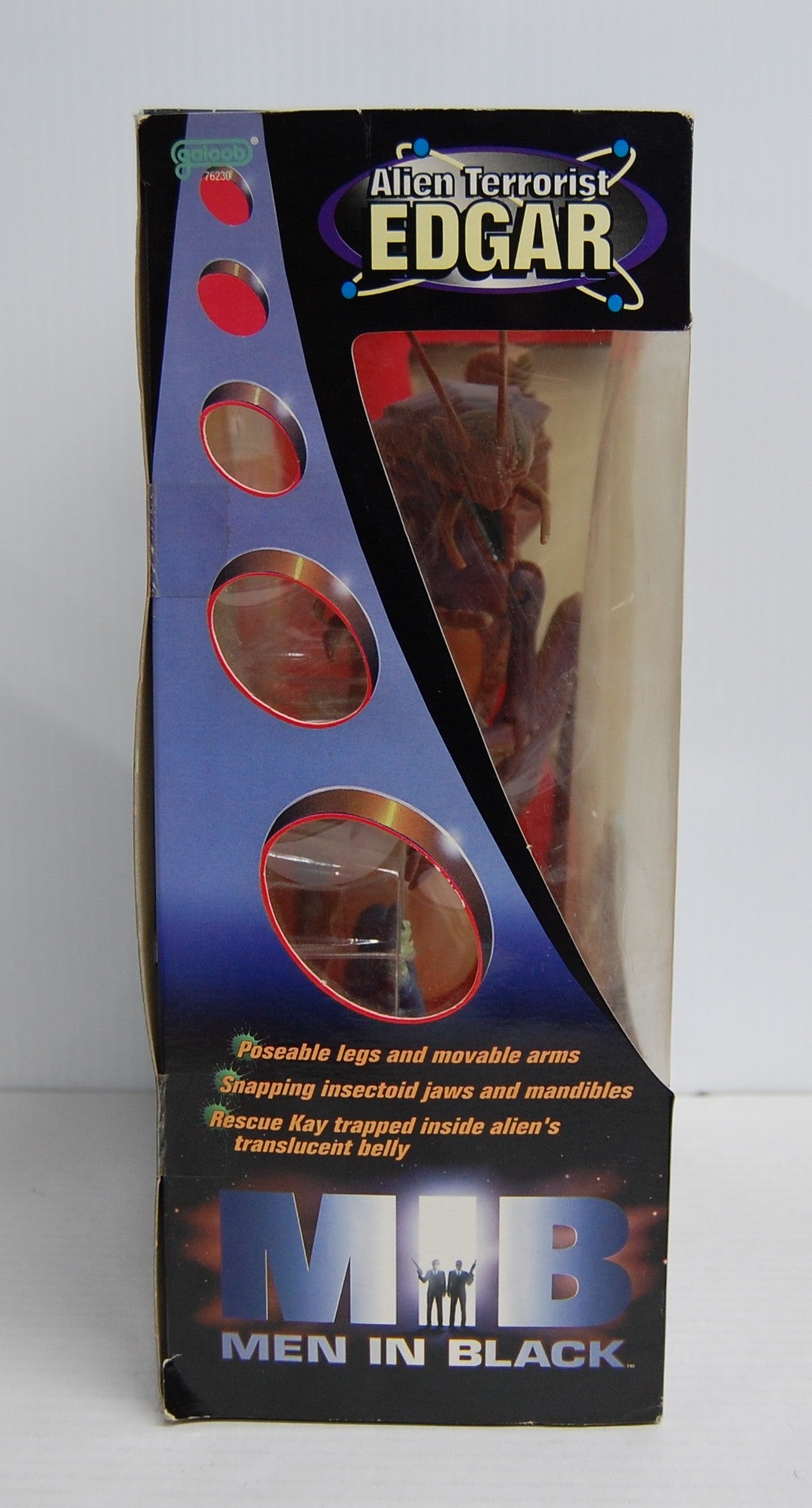 Men In Black MIB Alien Terrorist Edgar Figure 1997 Galoob *Package Damage*