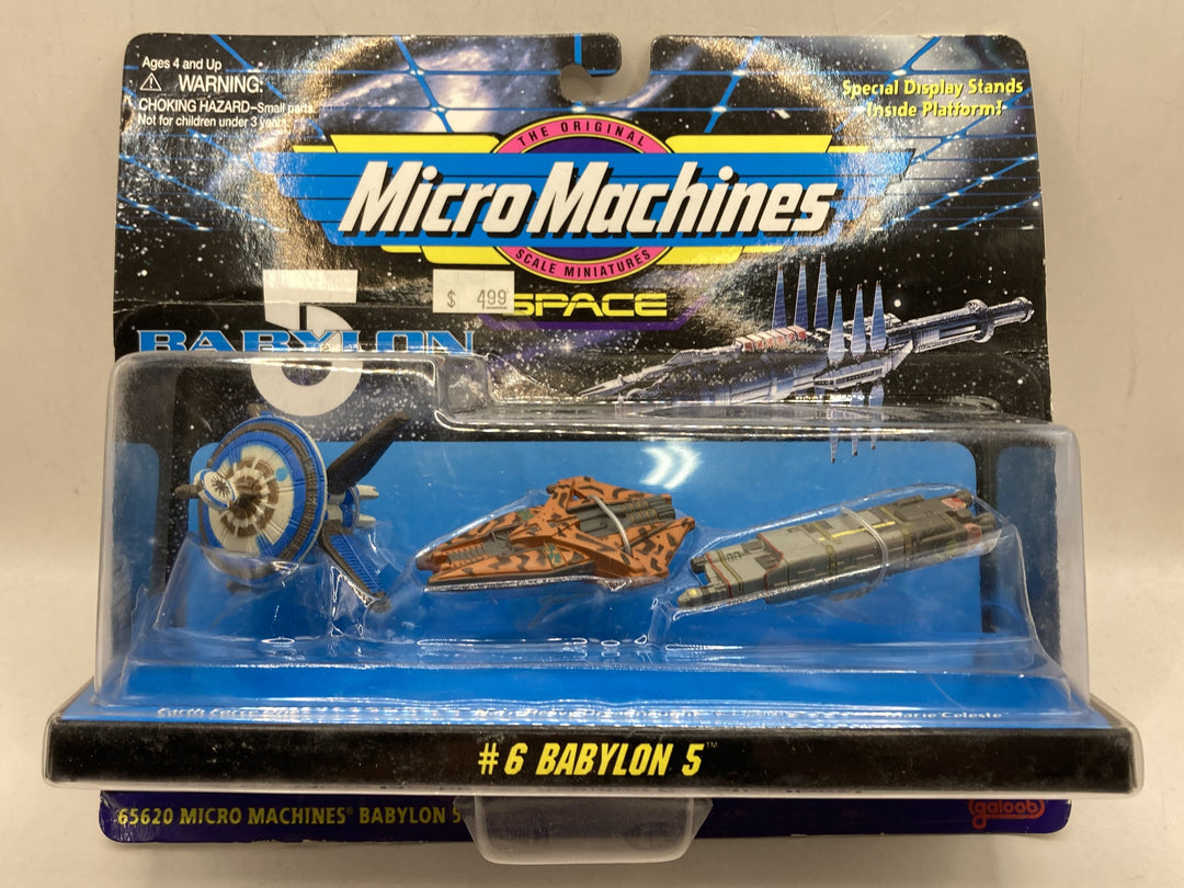 Micromachines Lot of 6 Babylon 5 Space Crafts 1994 1995