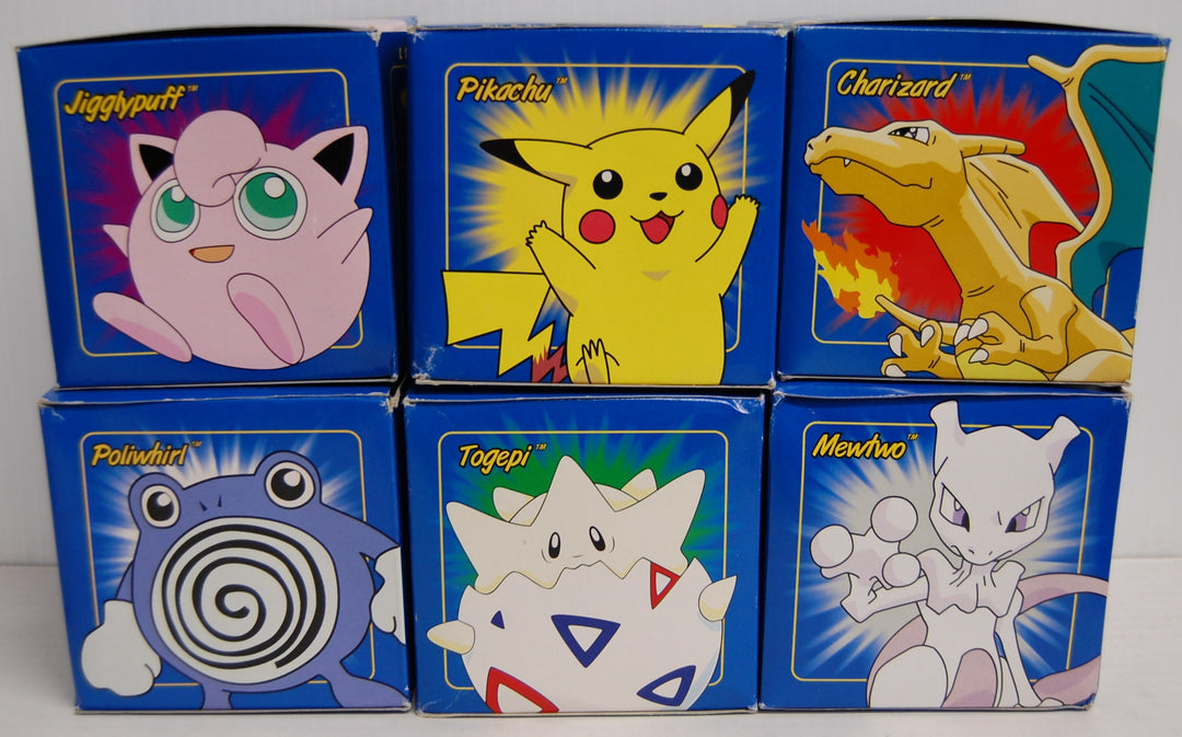 1999 Pokemon Burger King 23K Gold Plated Trading Cards - Set of 6 - New Sealed
