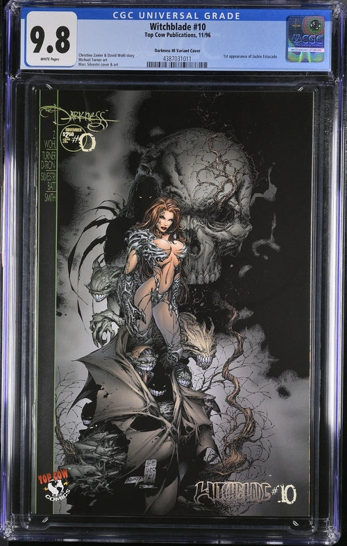 Witchblade #10 Darkness #0 Variant Cover CGC 9.8
