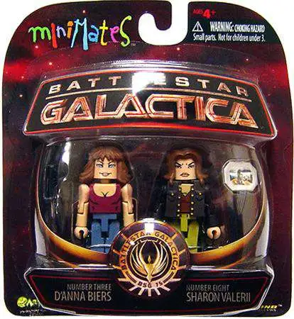 Minimates Battlestar Galactica Number Three D'Anna Biers & Number Eight Sharon Boomer Valerii