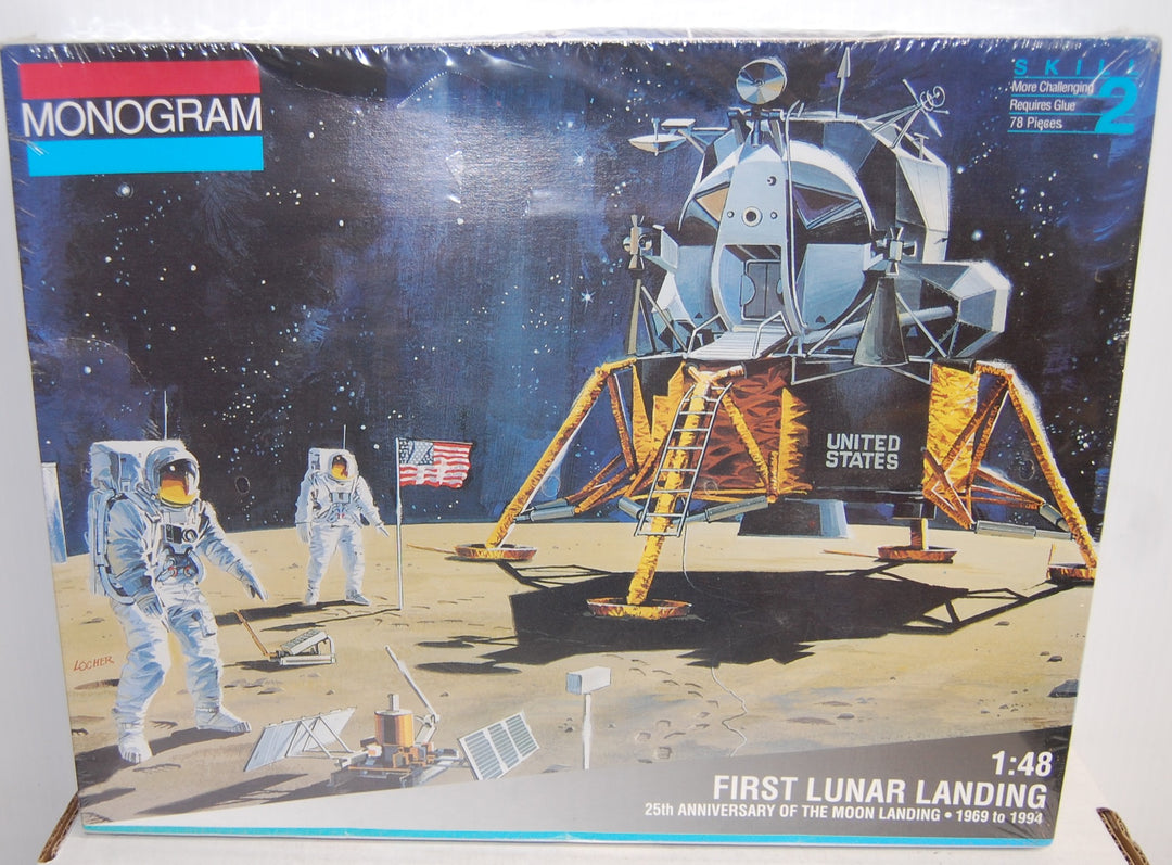 First Lunar Landing 20th Anniversary 1/48 Model Kit 1993 Mongram 5081