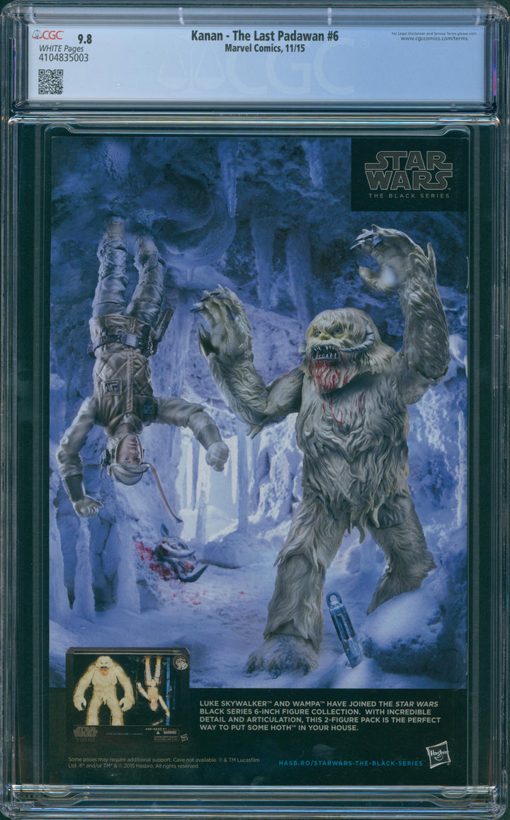 Kanan - The Last Padawan #6 CGC 9.8