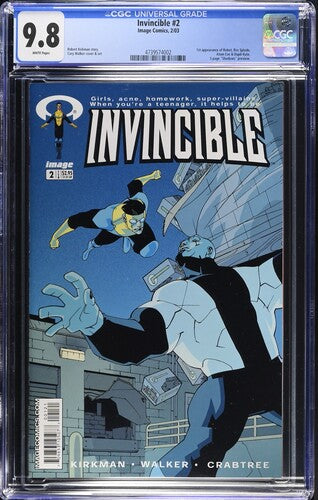 Invincible #2 CGC 9.8