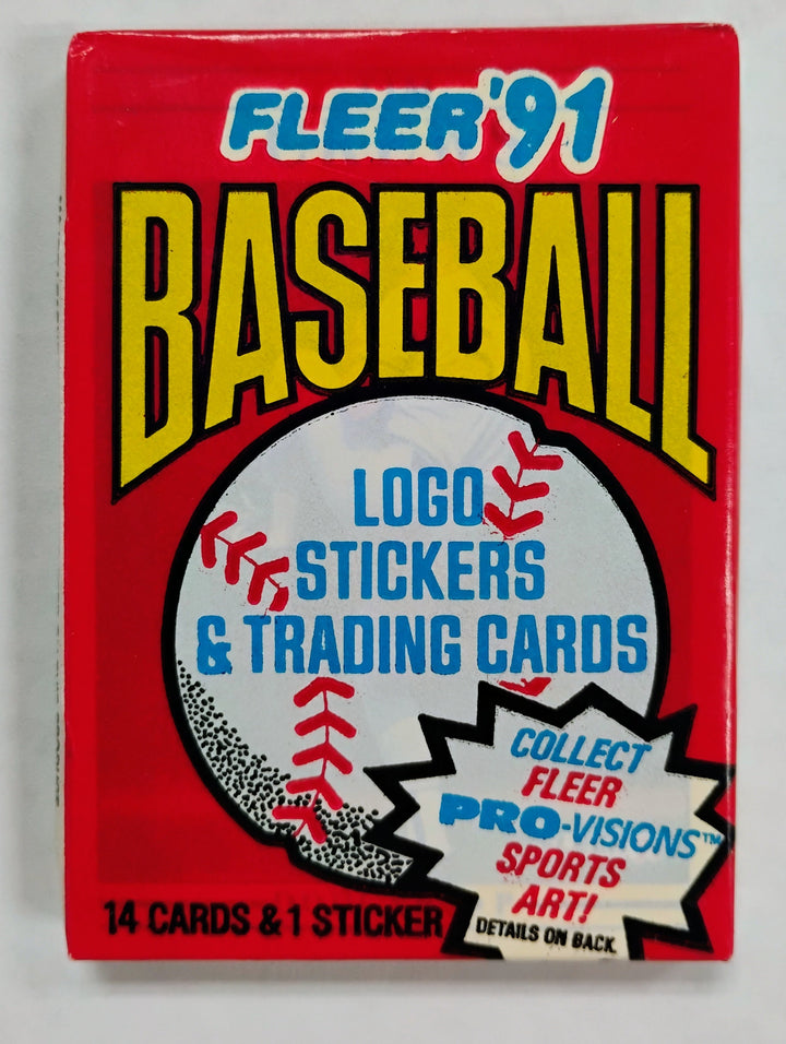 1991 Fleer Baseball Sealed Wax Pack