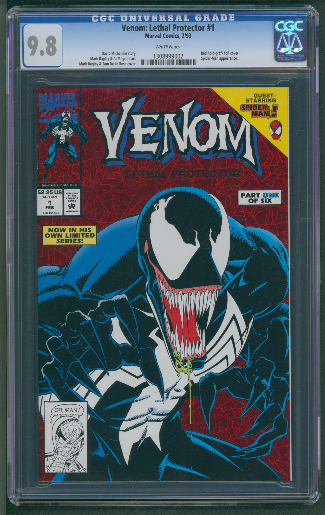 Venom Lethal Protector #1 CGC 9.8