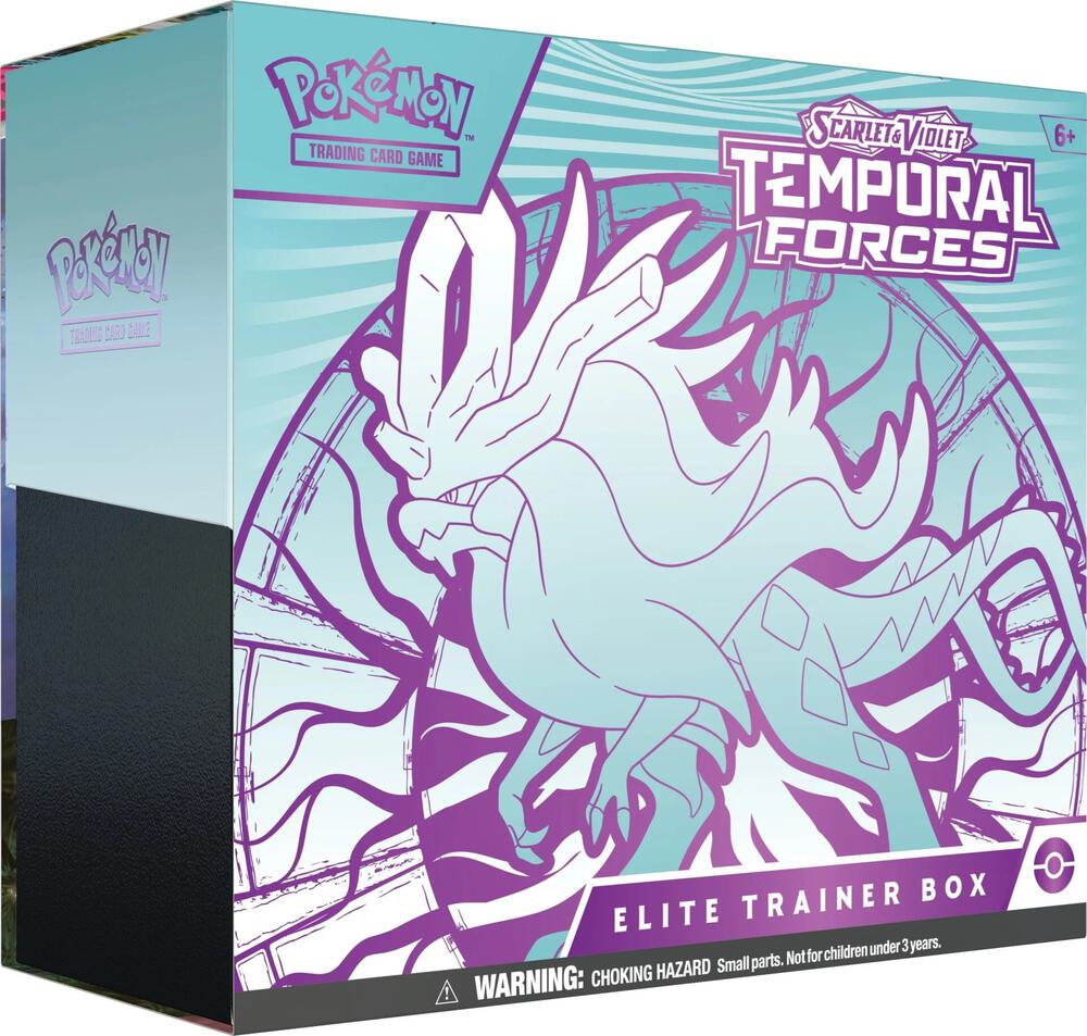 Pokémon TCG: Scarlet & Violet 5 - Temporal Forces Elite Trainer Box - Walking Wake