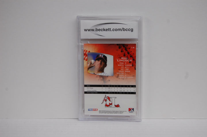 2006 Tristar Baseball Prospect Plus Brad Lincoln PD #14 BCCG 10
