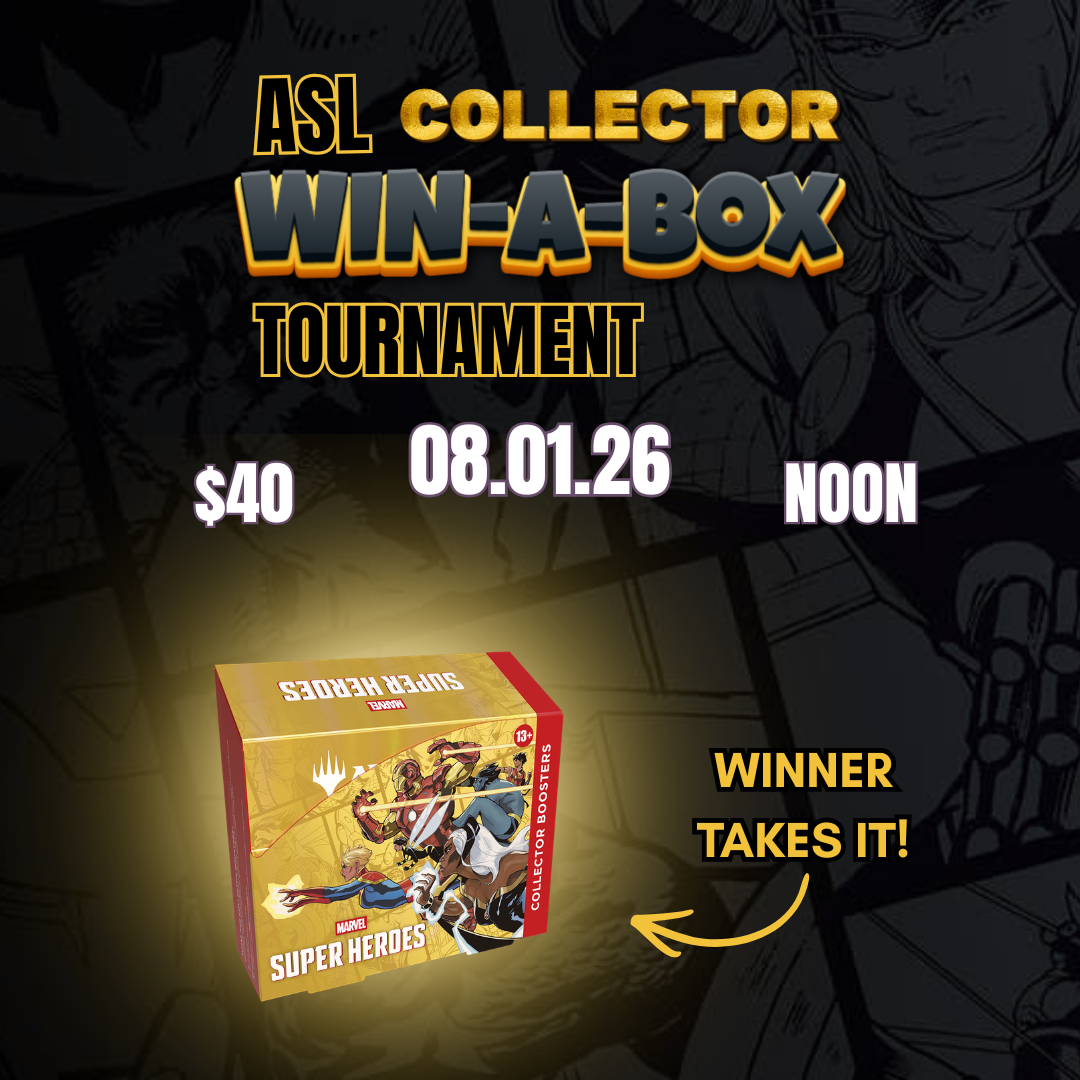 Magic the Gathering: - ASL Win-a-Box of Marvel Super Heroes COLLECTOR Event (Sat, Aug 1st, 12PM)