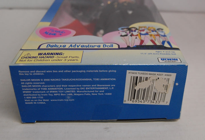 Sailor Moon Tuxedo Mask 11.5in Deluxe Adventure Doll 2000 Irwin