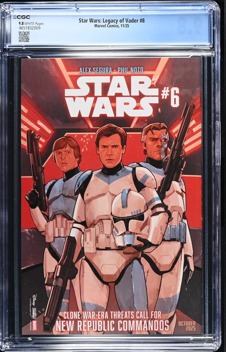 Star Wars Legacy of Vader #8 CGC 9.8