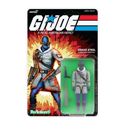 G.I. Joe Arctic Snake Eyes (Movie) 3 3/4-Inch ReAction + Figure