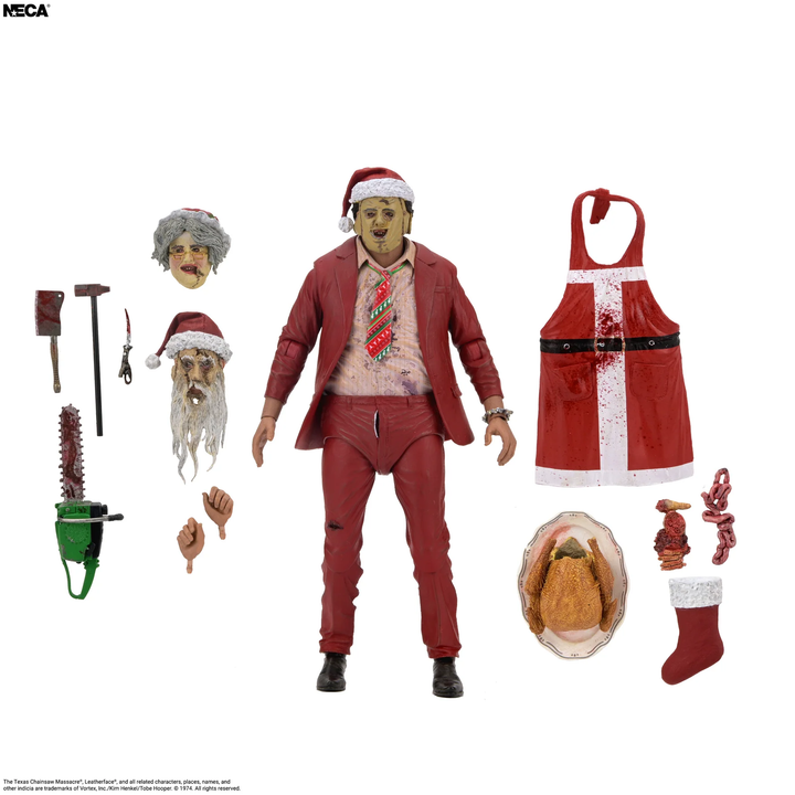 Texas Chainsaw Massacre - Ultimate Santa Leatherface 7" Scale Action Figure