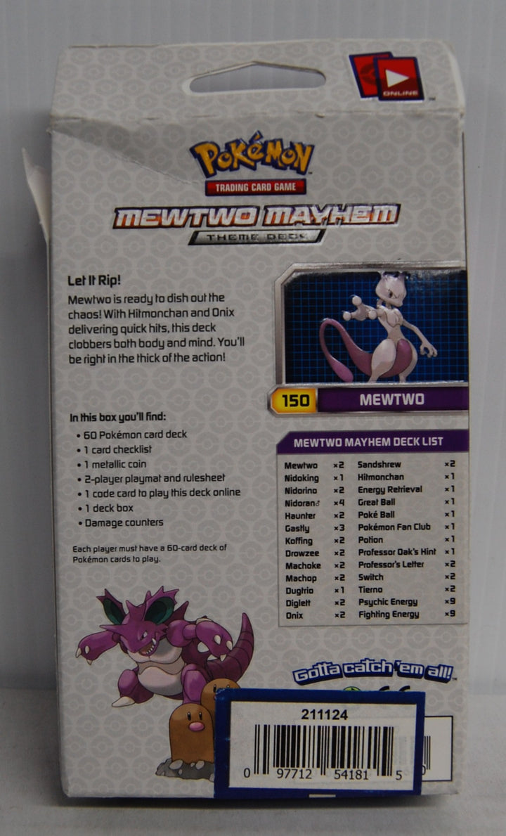 Pokemon XY Evolutions - Mewtwo Mayhem Theme Deck 2016