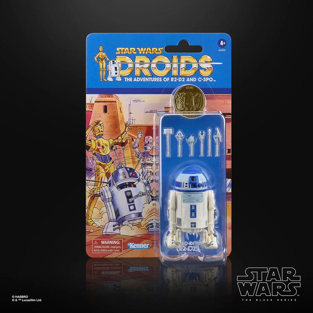 Star Wars The Black Series Droids Artoo-Detoo (R2-D2) & See-Threepio (C-3PO) 6-Inch Action Figures Set