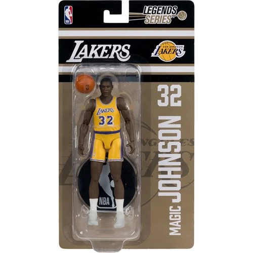 NBA McFarlane's SportsPicks Legends Series Los Angeles Lakers Magic Johnson 6-Inch Action Figure