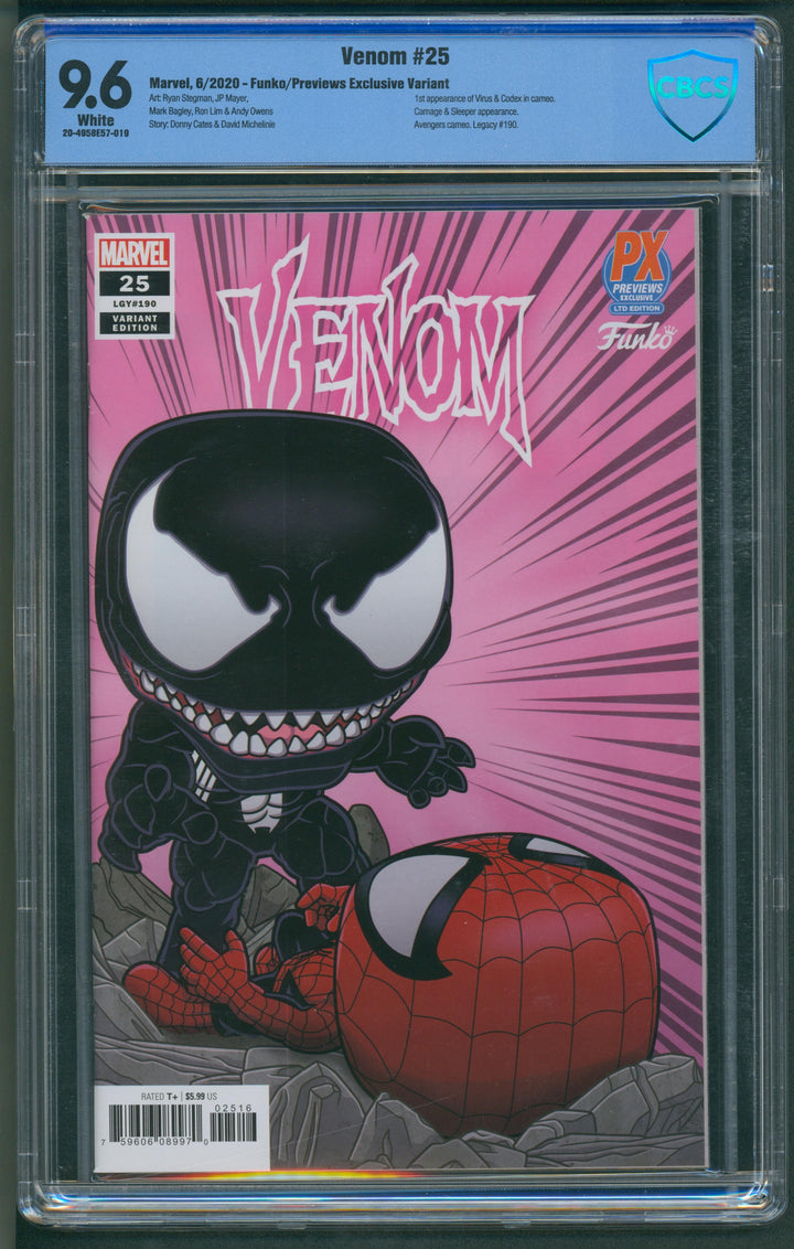 Venom #25 CBCS 9.6 - Funko Variant
