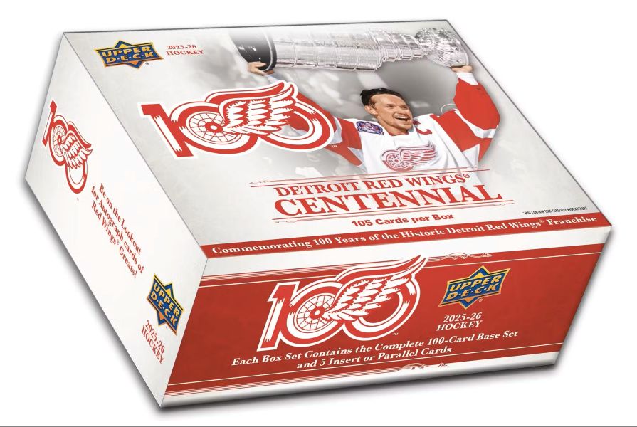 2025-26 Upper Deck Hockey Detroit Red Wings Centennial Box Set