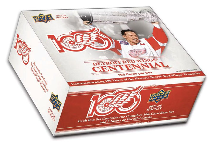 2025-26 Upper Deck Hockey Detroit Red Wings Centennial Box Set