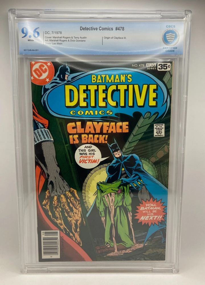 Detective Comics #478 - CBCS 9.6