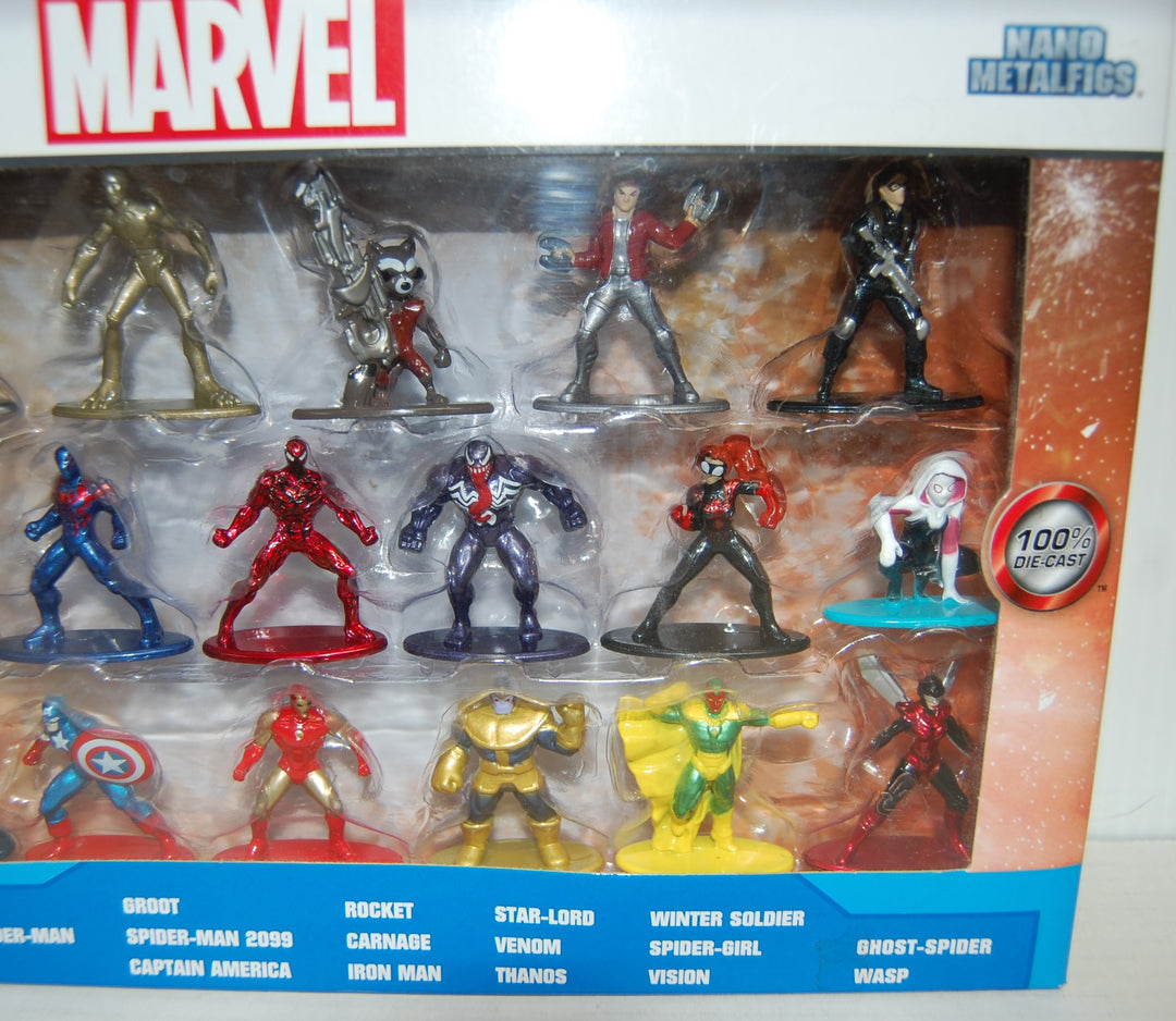 Marvel Nano Metalfigs 20-Pack Figures Collector's Set Die-Cast 2019 Jada Toys