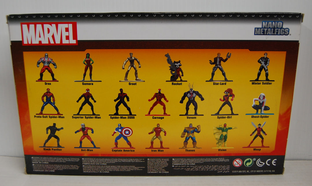 Marvel Nano Metalfigs 20-Pack Figures Collector's Set Die-Cast 2019 Jada Toys