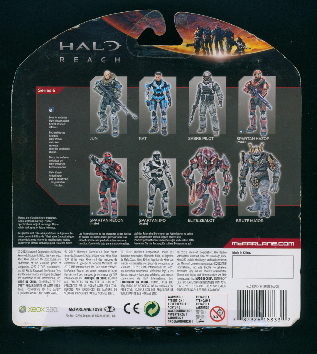 Halo Reach Series 6 Brute Major Covenant Action Figure
