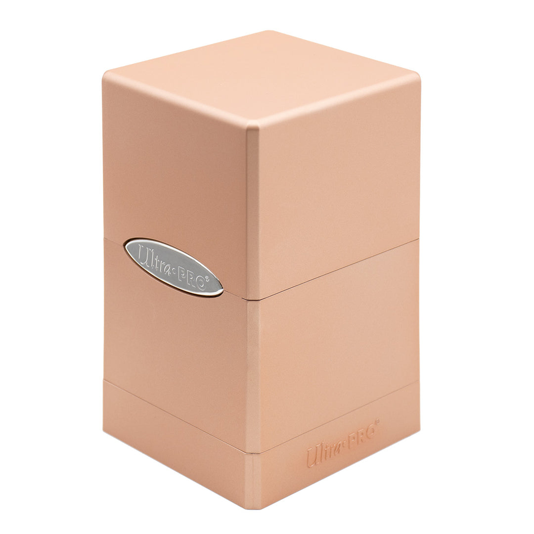 Ultra Pro Deck Box: Satin Tower 100+ - Metallic Rose Gold