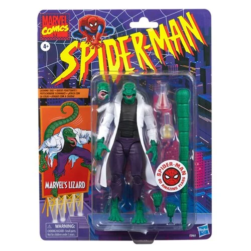 Spider-Man Retro Marvel Legends Lizard 6-Inch Action Figure