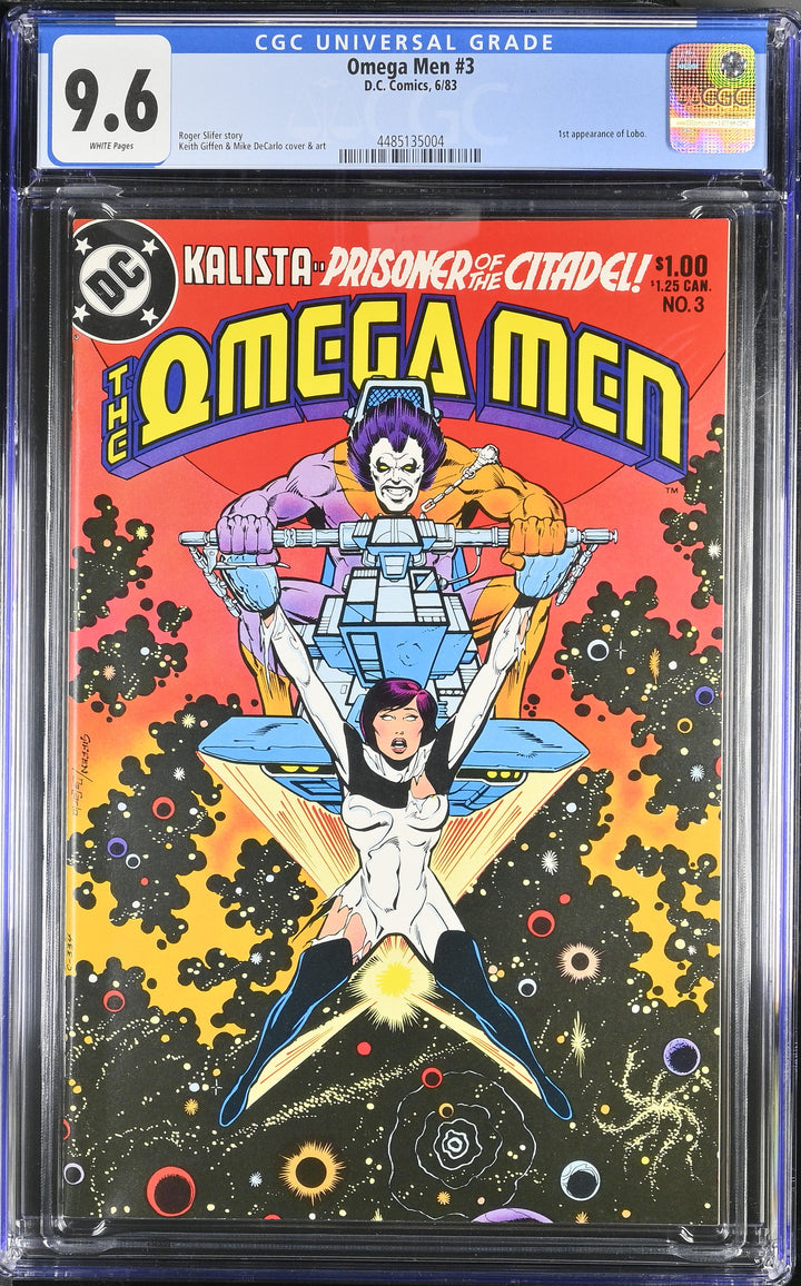 Omega Men #3 CGC 9.6