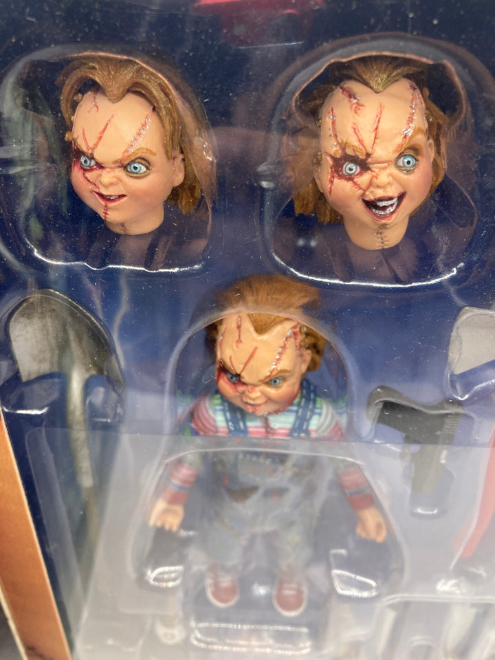 ULTIMATE CHUCKY & TIFFANY Bride of Chucky 4" Action Figure 2-Pack - NECA  2018