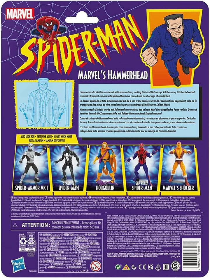 Marvel Legends Spider-Man Retro 6-Inch Hammerhead Action Figure