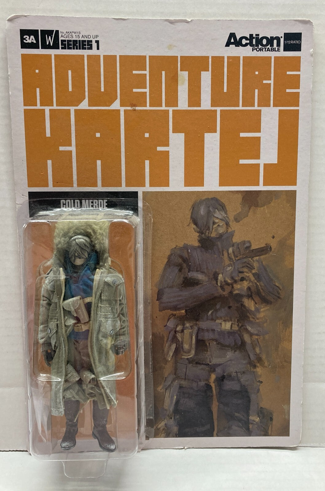 Cold Merde Series 1 ThreeA 3A Adventure Kartel Ashley Wood 1/12 Scale Figure