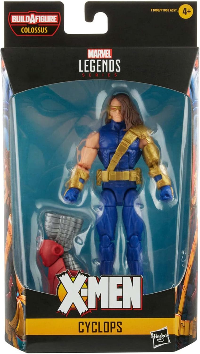 Marvel Legends Cyclops Action Figure  w/ Colossus Left Leg BAF