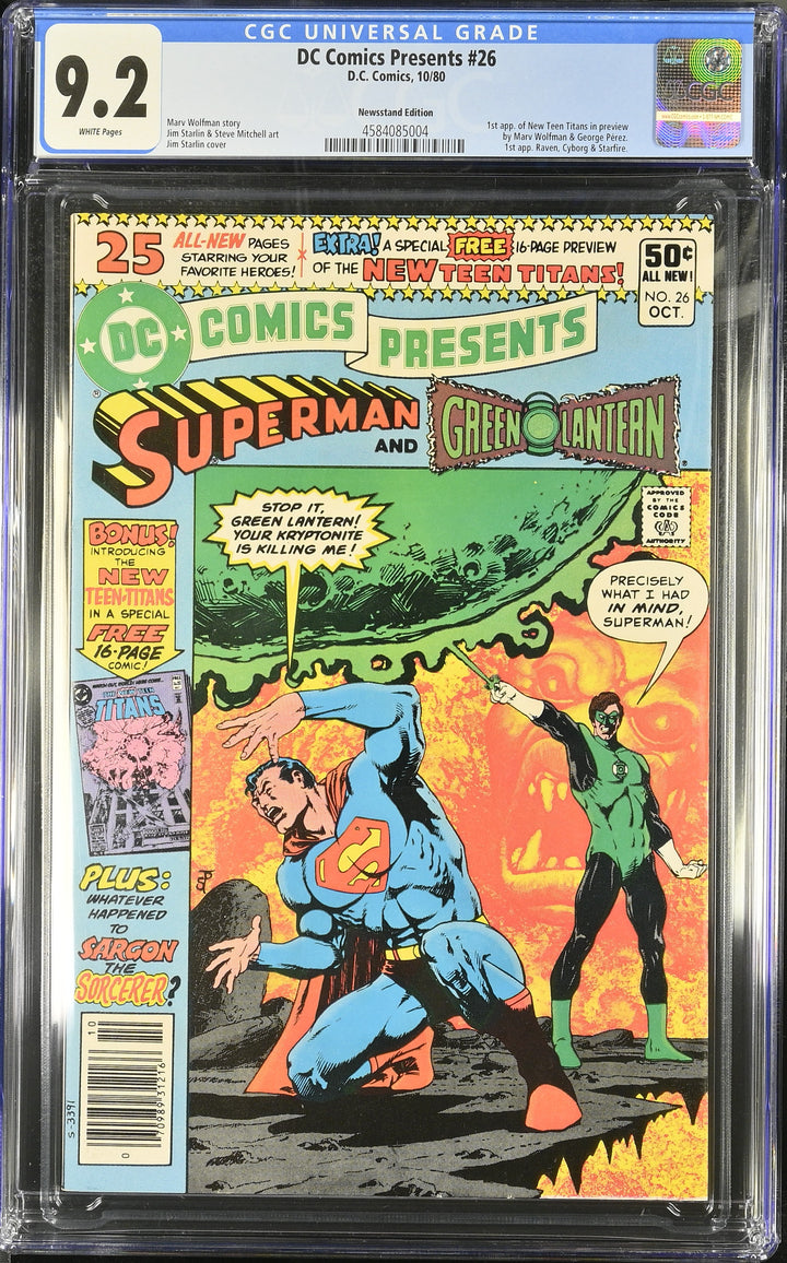 DC Comics Presents #26 CGC 9.2