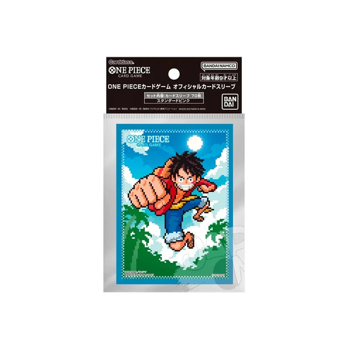 One Piece TCG: Official Card Sleeves Set 8 - Monkey.D.Luffy (Pixel Art)(70Ct)