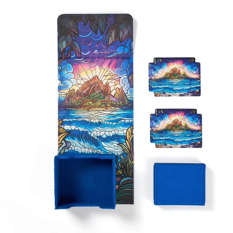 Arcane Fortress: Deck Vault: Radiant 100+ Deluxe - Stained Glass - Hidden Island