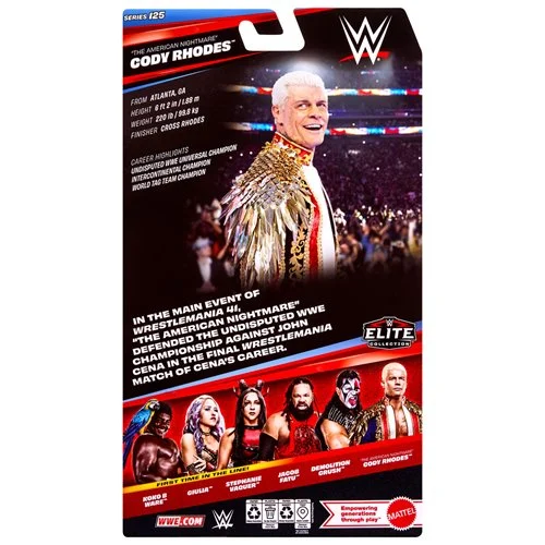 WWE Elite Collection Series 125 Cody Rhodes Action Figure