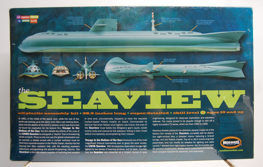 Moebius 708 Voyage To The Bottom Of The Sea - Seaview Model Kit 38.5 inch
