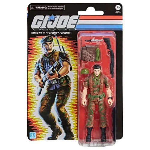 G.I. Joe Classified Series Retro Cardback Vincent R. Falcon Falcone 6-Inch Action Figure