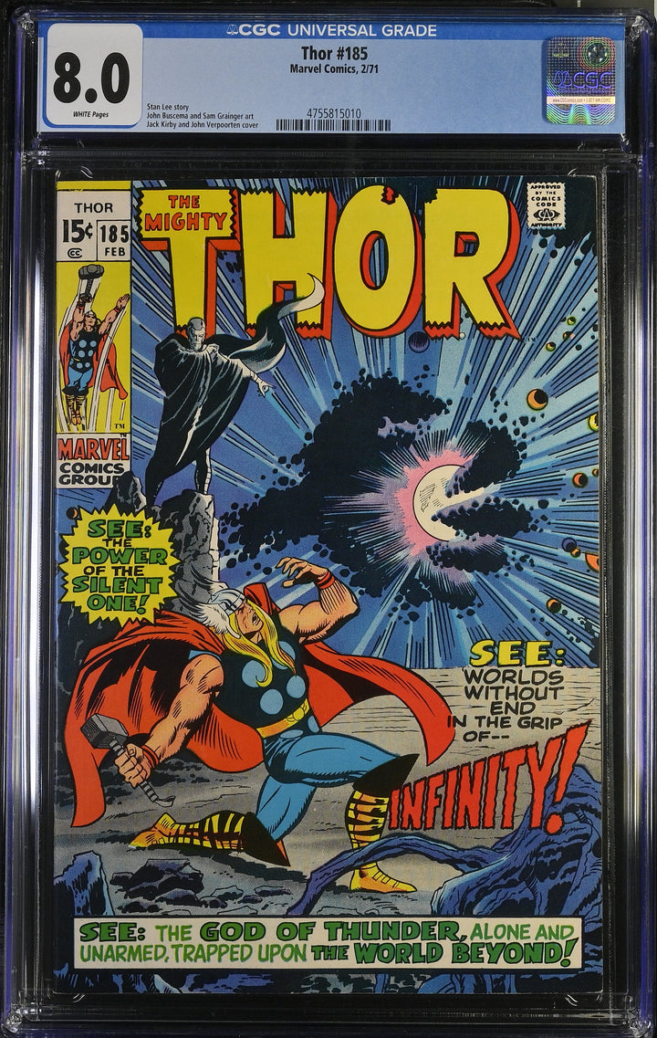Thor #185 CGC 8.0