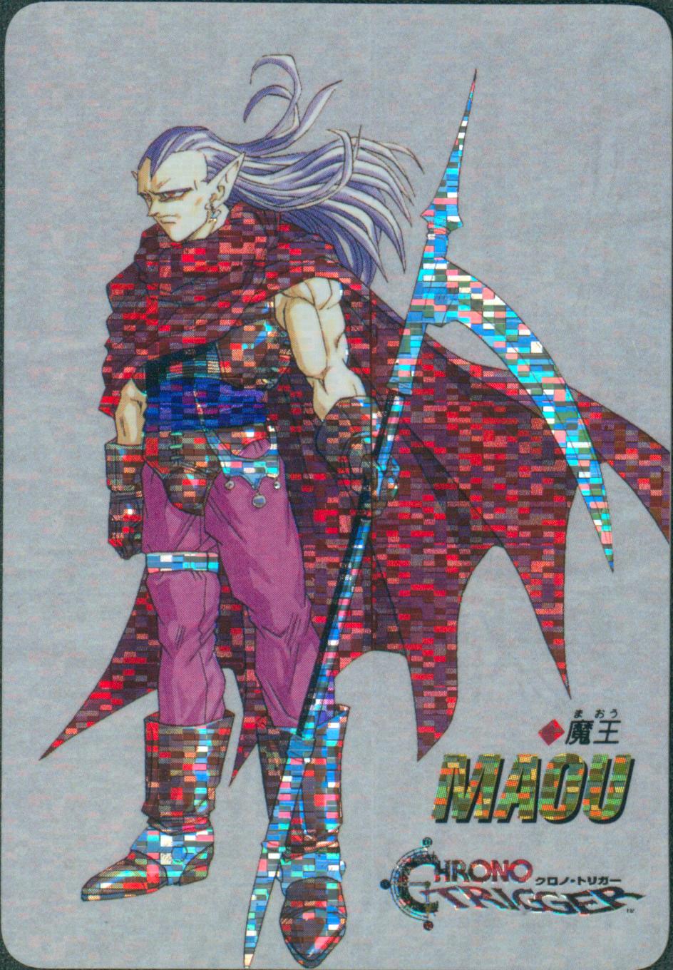 Chrono Trigger - 1995 prizm card - Magus (Digital Foil)