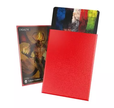 Ultimate Guard Card Sleeves: Cortex - Standard Red Matte (100 Ct)